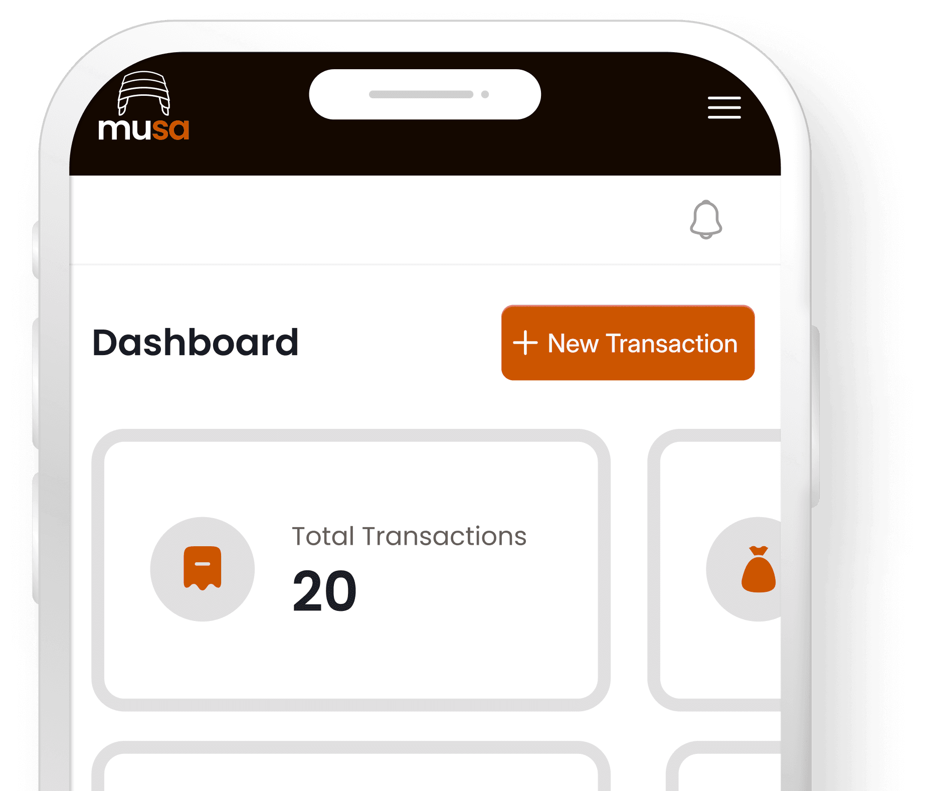 Musa Dashboard Interface